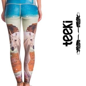 🦄TEEKI🦄UNICORN WRANGLER🦄YOGA LEGGINGS🦄